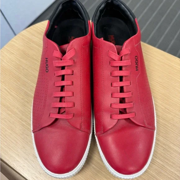 Hugo Boss Red Shoe - Picture 2 of 7